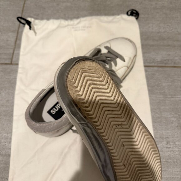 LIMITED EDITION VINTAGE GOLDEN GOOSE WOMEN'S SUPER-STAR SIZE 8 - Picture 3 of 5